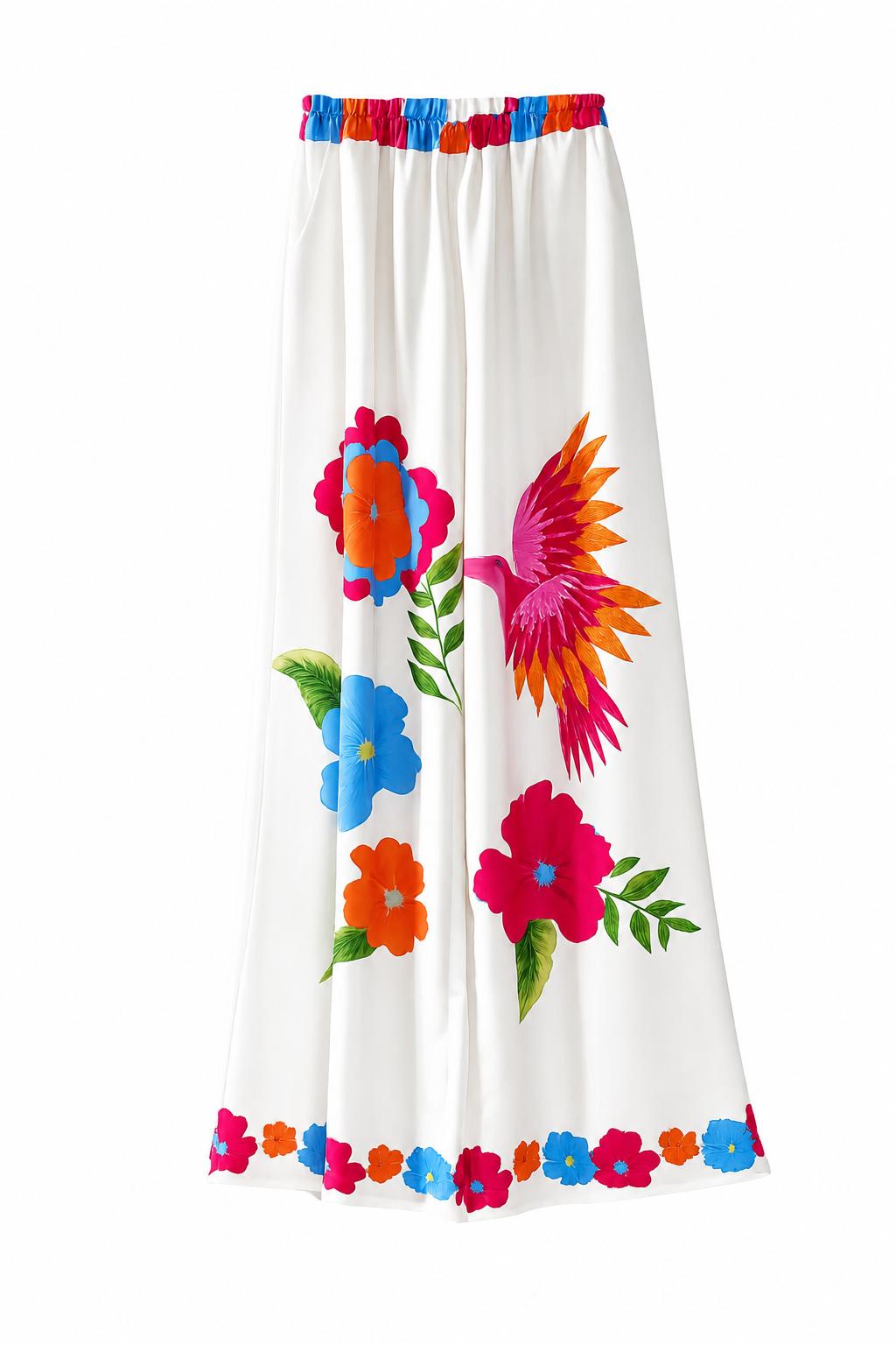 Pantalón estampado.