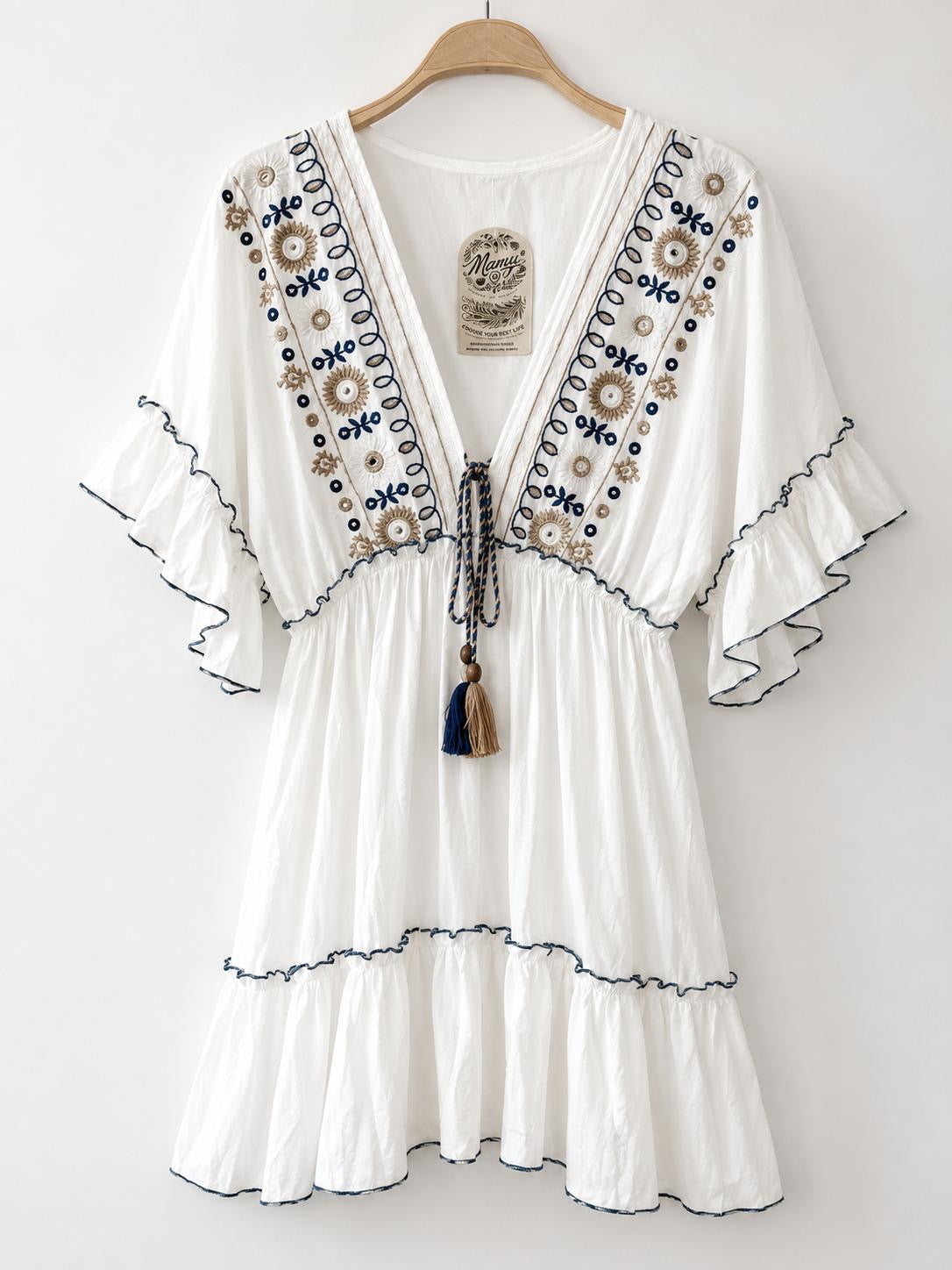 Vestido estilo bohemio.