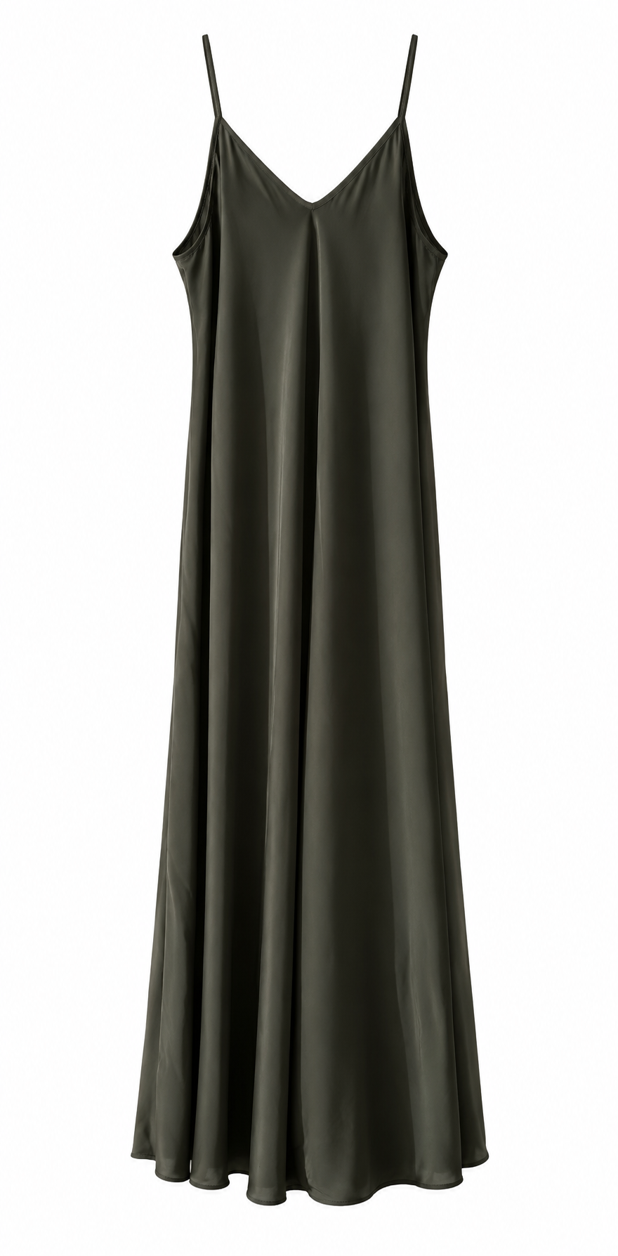 Vestido Satinado Burgundy de Tirantes